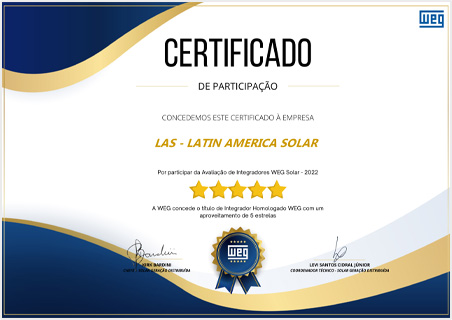 Certificado WEG
