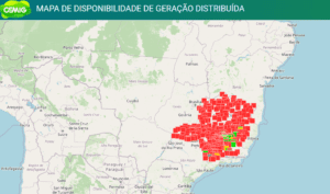 Mapa da Disponibilidade